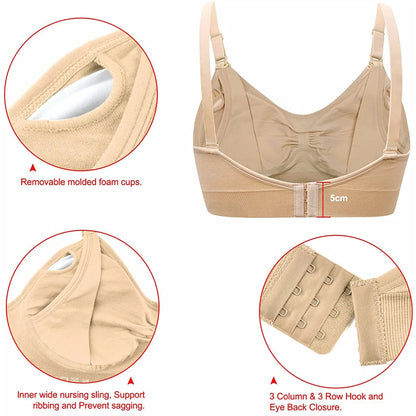Seamless Comfort Wirefree Nursing Bra